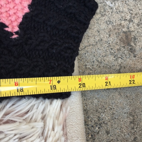 💐VTG 80s hand knit floral print sweater - Picture 5 of 7